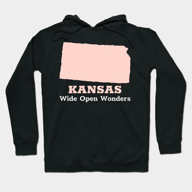 KANSAS: Wide Open Wonders Hoodie by ProTeePrints